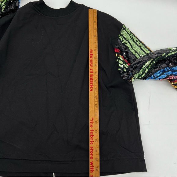 Vylette Rainbow Sequin Bomber Jacket – Size M – NWT – Kohl’s – $68 MSRP - Picture 11 of 12